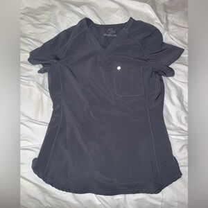 Cherokee infinity scrub top charcoal (small)
